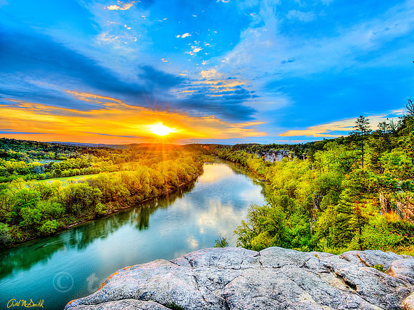Calico rock bluff