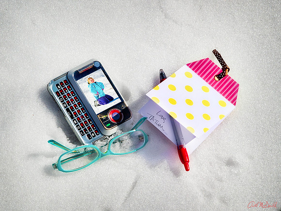 Kid stuff in the snow