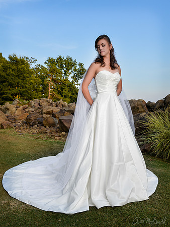 Golf course dress shot
