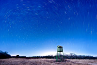 South Texas deer stand under the stars