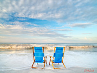 Beach chairs in am