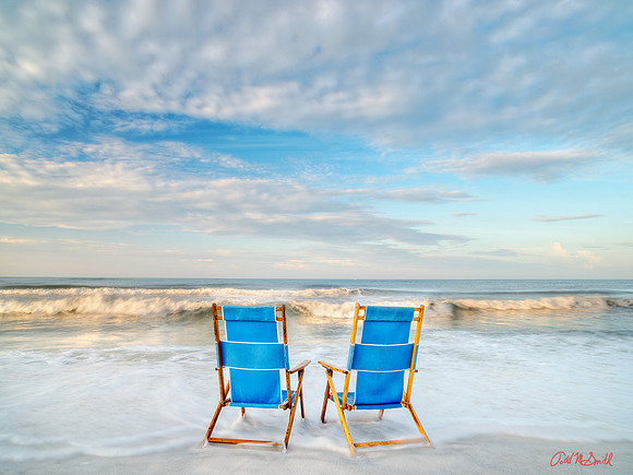 Beach chairs in am