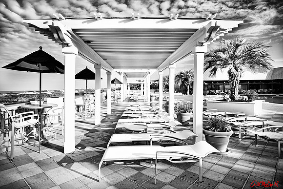 Beach Club at Water Color bw