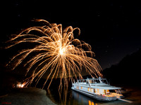 Boat fireworks